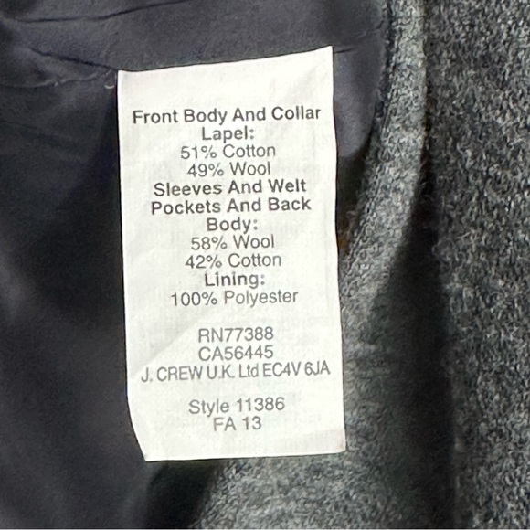 J. Crew Wool and Cotton Two Tone Blazer - Picture 4 of 5